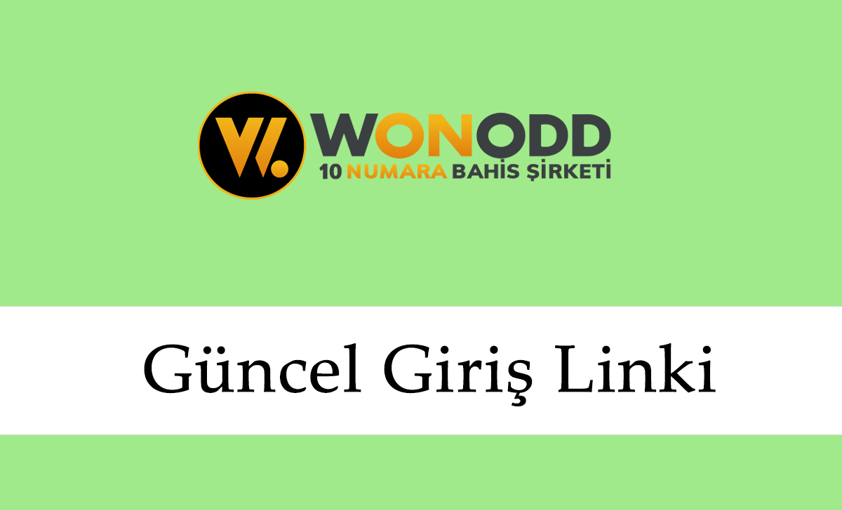 Wonodd Güncel Giriş Linki